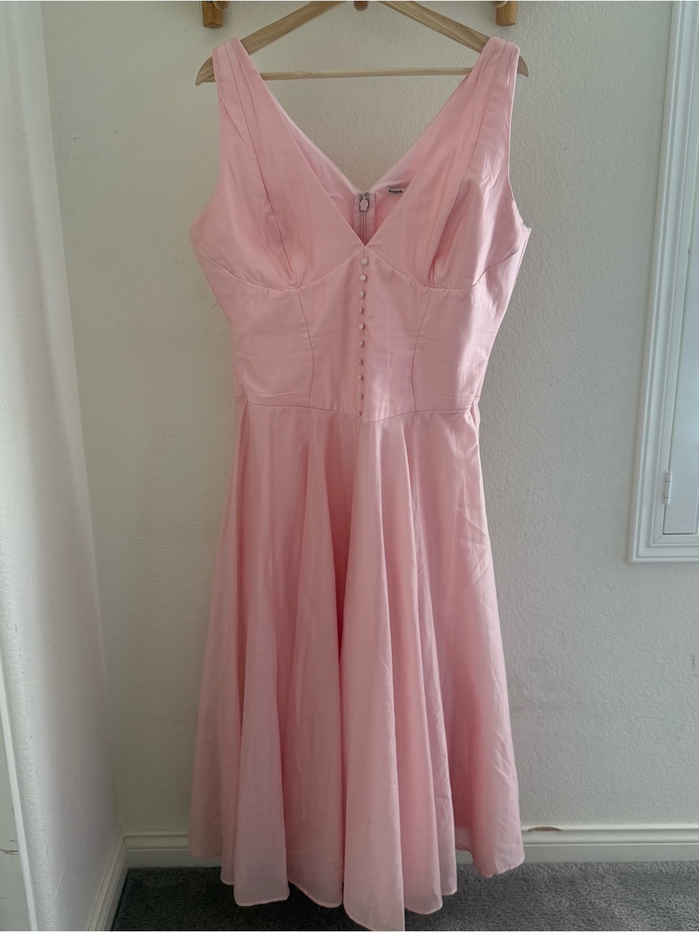 House of CB Blush Pink Midi Dress - Picture 3 of 10